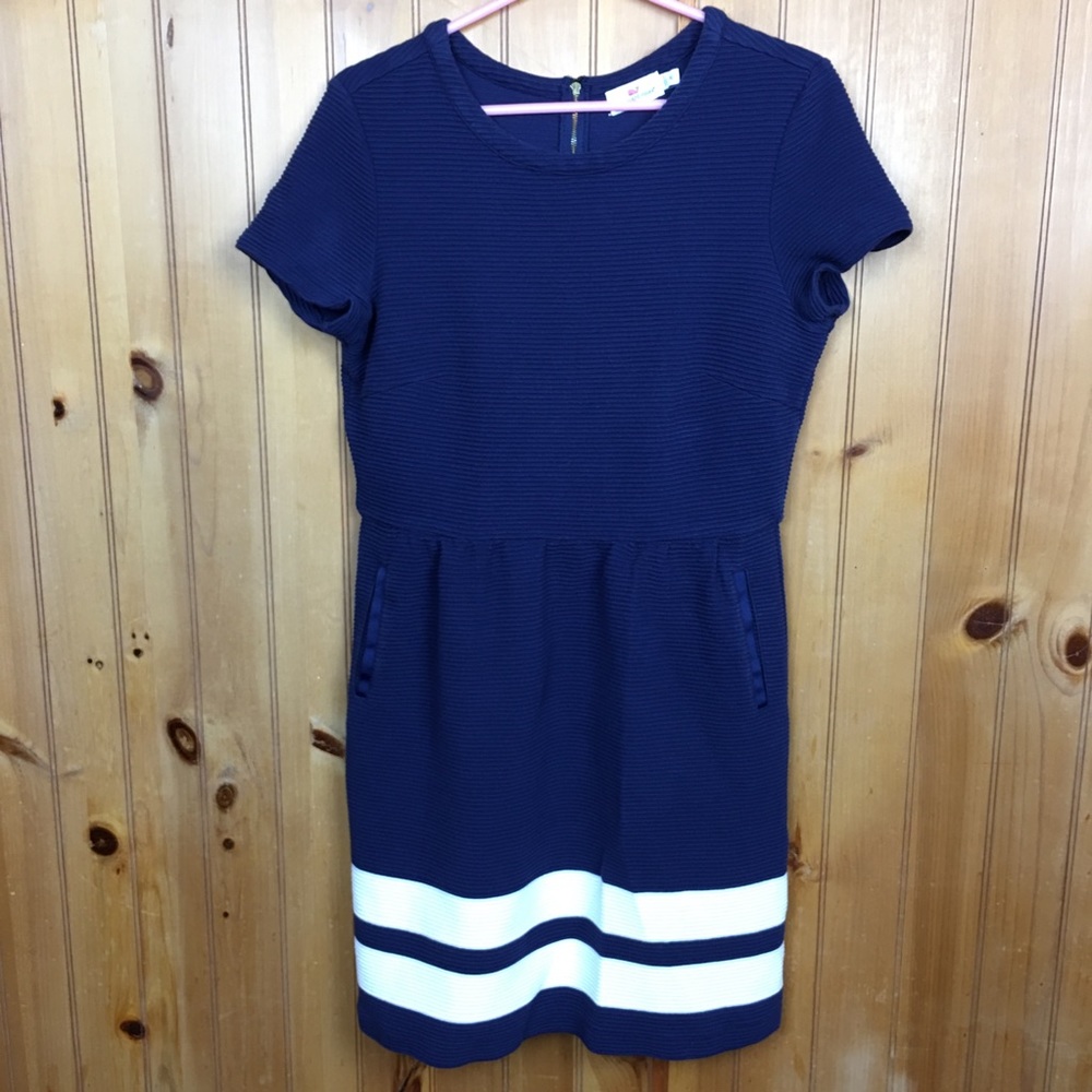 Vineyard Vines Short Sleeve Nautical Navy Dress